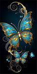 Butterfly 5d Diy Diamond Painting Kits UK Handwork Hobby MJ1520