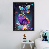 Butterfly 5d Diy Diamond Painting Kits UK Handwork Hobby MJ1527