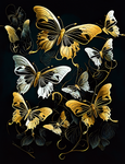 Butterfly 5d Diy Diamond Painting Kits UK Handwork Hobby MJ1539