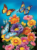 Butterfly 5d Diy Diamond Painting Kits UK Handwork Hobby MJ1554