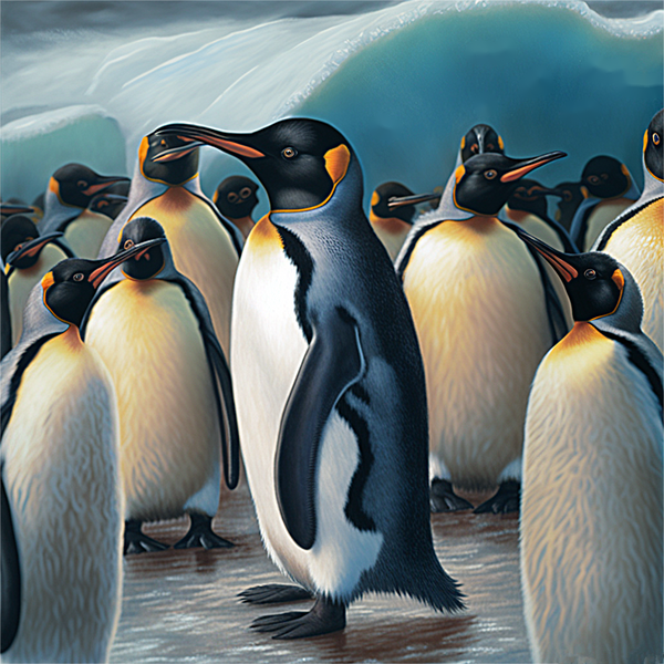 Penguin 5d Diy Diamond Painting Kits UK Handwork Hobby MJ1883