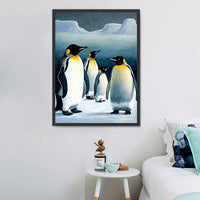 Penguin 5d Diy Diamond Painting Kits UK Handwork Hobby MJ1890