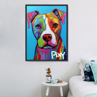 Dog 5d Diy Diamond Painting Kits UK Handwork Hobby MJ9114