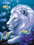 Lion 5d Diy Diamond Painting Kits UK Handwork Hobby MJ9248