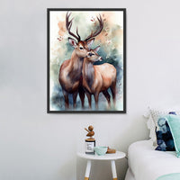 Deer 5d Diy Diamond Painting Kits UK Handwork Hobby MJ9287