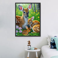 Deer 5d Diy Diamond Painting Kits UK Handwork Hobby MJ9305