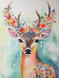 Deer 5d Diy Diamond Painting Kits UK Handwork Hobby MJ9330