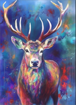 Deer 5d Diy Diamond Painting Kits UK Handwork Hobby MJ9331