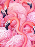Flamingo 5d Diy Diamond Painting Kits UK Handwork Hobby MJ9634
