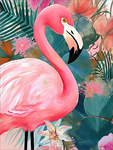 Flamingo 5d Diy Diamond Painting Kits UK Handwork Hobby MJ9640