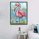 Flamingo 5d Diy Diamond Painting Kits UK Handwork Hobby MJ9641