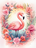 Flamingo 5d Diy Diamond Painting Kits UK Handwork Hobby MJ9651