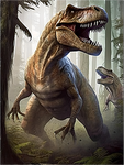 Dinosaur 5d Diy Diamond Painting Kits UK Handwork Hobby MJ9716