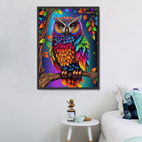 Owl 5d Diy Diamond Painting Kits UK Handwork Hobby MJ9758