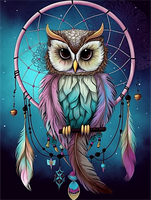 Owl 5d Diy Diamond Painting Kits UK Handwork Hobby MJ9771