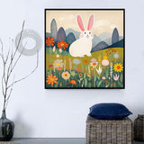 Rabbit 5d Diy Diamond Painting Kits UK Handwork Hobby MJ9816