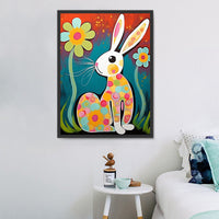 Rabbit 5d Diy Diamond Painting Kits UK Handwork Hobby MJ9842