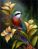 Bird 5d Diy Diamond Painting Kits UK Handwork Hobby MJ9944