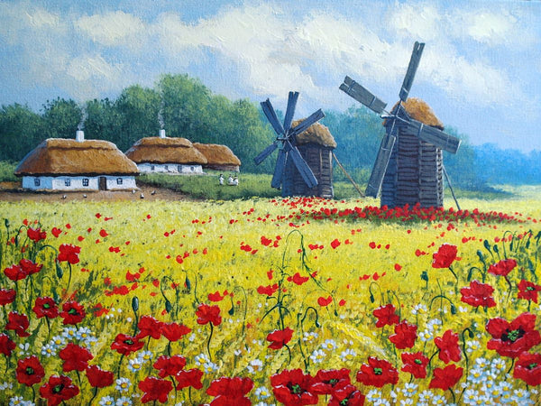 Windmill 5d Diy Diamond Painting Kits UK Handwork Hobby SS1118313923